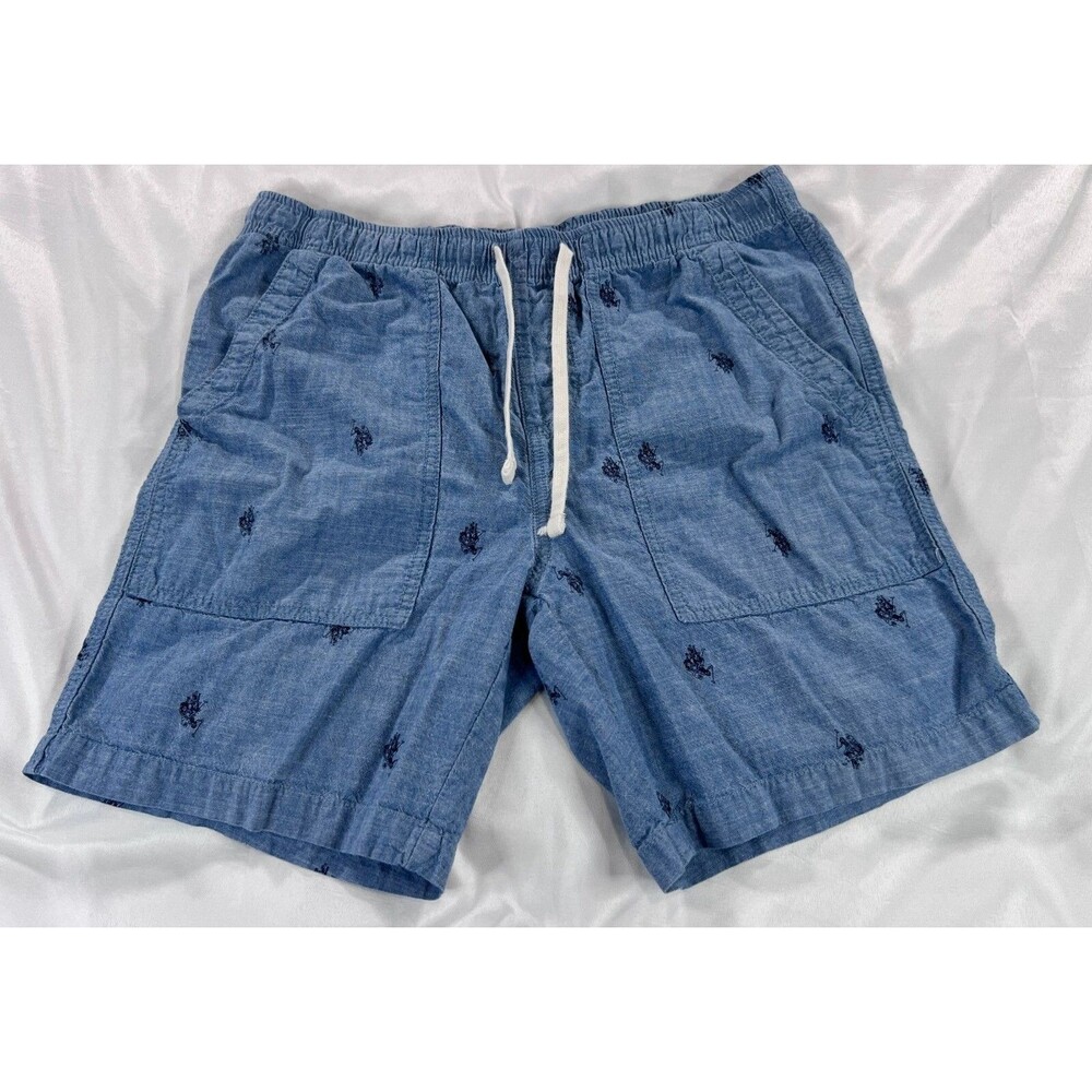 US Polo Assn Short's Drawstring Blue Men's Medium